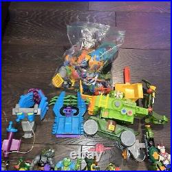 Vintage Tmnt Sewer Playset Near Complete + Huge Toy Lot Accessories And Vehicles