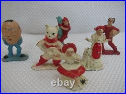 Vintage Tommy Toys Lead Nursery Rhymee Figures Set of 6