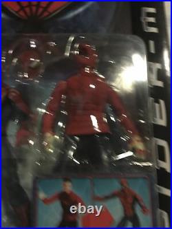 Vintage Toy Biz 2002 Marvel Spider-Man movie figure wrestler Spider-Man On Card