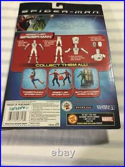 Vintage Toy Biz 2002 Marvel Spider-Man movie figure wrestler Spider-Man On Card