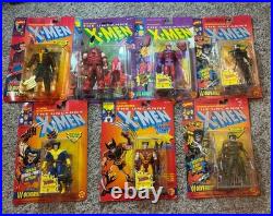 Vintage Toy Biz Marvel The Uncanny X-Men Series 90's New Sealed Lot of 7