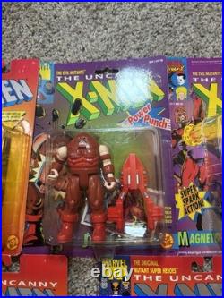 Vintage Toy Biz Marvel The Uncanny X-Men Series 90's New Sealed Lot of 7