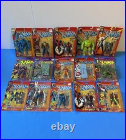 Vintage Toy Biz Marvel X-Men 1993-94 Lot of 15 MOC NEW