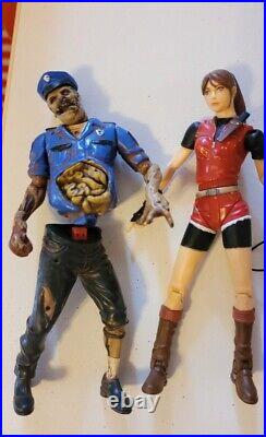 Vintage Toy Biz Resident Evil Tyrant Mr. X Birkin Claire lab Zombie cop Forest