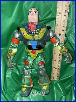 Vintage Toy Story Buzz Lightyear Amazing Ko Knock Off Thick Heavy Figure Read