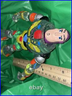 Vintage Toy Story Buzz Lightyear Amazing Ko Knock Off Thick Heavy Figure Read