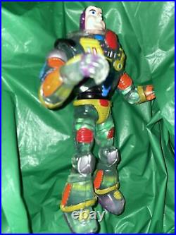 Vintage Toy Story Buzz Lightyear Amazing Ko Knock Off Thick Heavy Figure Read