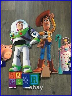 Vintage Toy Story Cardboard Figures From A Toys R Us Display Very Rare