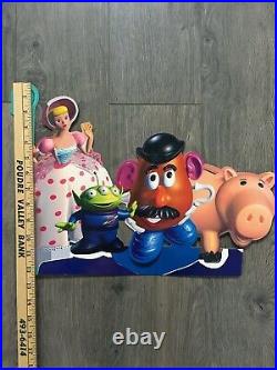 Vintage Toy Story Cardboard Figures From A Toys R Us Display Very Rare