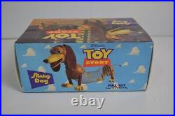 Vintage Toy Story Lot NIP Slinky Dog Disney Buzz Lightyear Soliders 5 PC Lot