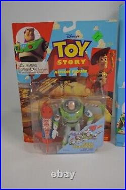 Vintage Toy Story Lot NIP Slinky Dog Disney Buzz Lightyear Soliders 5 PC Lot