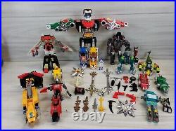 Vintage Transformers Toy Lot 1984 Voltron With Accessories And Numerous Others