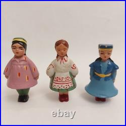 Vintage USSR 15 Soviet Republics Friendship Set x15 Plastic Doll Toy Figurines Vintage USSR 15 Soviet Republics Friendship Set x15 Plastic Doll Toy Figurines