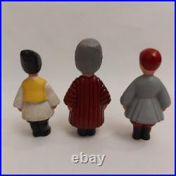 Vintage USSR 15 Soviet Republics Friendship Set x15 Plastic Doll Toy Figurines