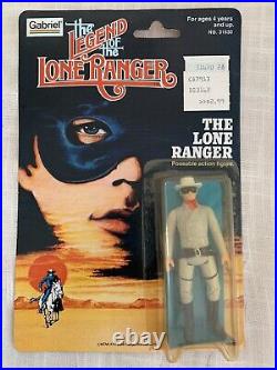 Vintage Unopened Gabriel The Lone Ranger & Silver Action Figures c. 1980