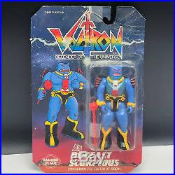 Vintage Voltron Lion Action Figure Toy Panosh Place Moc Robeast Scorpious Blue