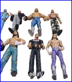 Vintage WWE Jakks Pacific ECW 14 Wrestling Action Figures LARGE LOT