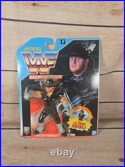 Vintage WWF HASBRO The Undertaker Blue Card Action Figure 1992 FRENCH Edition