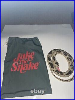 Vintage WWF Hasbro Jake The Snake Roberts Damien Snake In Bag Wrestling Toy Nice