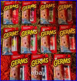 Vintage Worlds Of Wonder Germs Figure Set Of 11 Rare Toys 1988