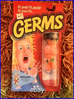 Vintage Worlds Of Wonder Germs Figure Set Of 11 Rare Toys 1988