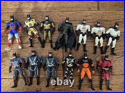 Vintage and Newer batman figure toy lot of 76