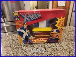 Vintage and Rare 1991 Toy Biz X-Men Cyclops Laser Light Visor boxed MIB BOXED