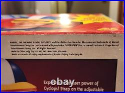 Vintage and Rare 1991 Toy Biz X-Men Cyclops Laser Light Visor boxed MIB BOXED