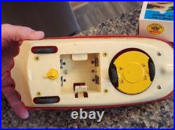 Vintage and Rare Bichi 1966 BATMAN BATBOAT Battery Operated MIB Argentina WORKS