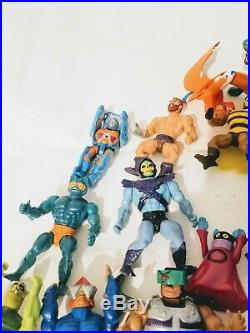 Vintage he man masters of the universe lot of 21 toy figures