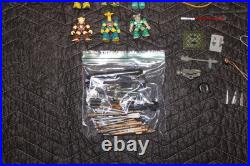 Vintage mixed toy lot featuring GI JOE, Battle Beast, and various accessories