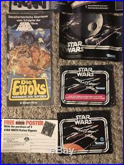 Vintage star wars toy catalogs (9) And ROTJ Figure Poster Other Promo Items