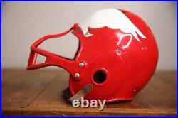 Vintage toy Space Helmet with wings chin strap football rocket red