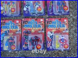 Vintage toy biz the bots master lot of 8 MOC factory sealed new