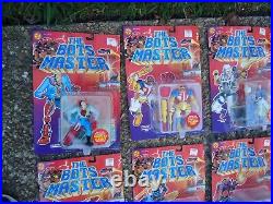 Vintage toy biz the bots master lot of 8 MOC factory sealed new