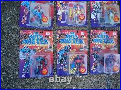 Vintage toy biz the bots master lot of 8 MOC factory sealed new