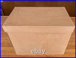 Vintage wooden toy figures Cottage with thatched roof The House that Jack Built
