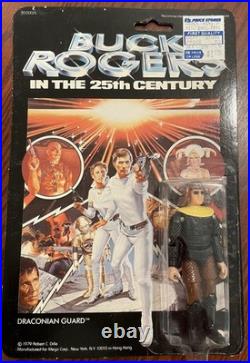 VintageMEGOBuck Rogers Action Figure Toy Draconian Guard1979CARDED(85000/6)