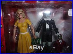 Vntg 2012 Diamond Select Toys Munsters Actions Figures Eddie & Marilyn RARE MOC