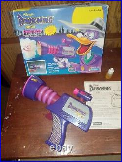 VtG 1991 90s Playmates Disney's Darkwing Duck Gas Gun Toy No. 2963 READ AS IS