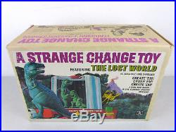 Vtg 1967 STRANGE CHANGE The Lost World Dinosaur Monster Figure Machine Mattel