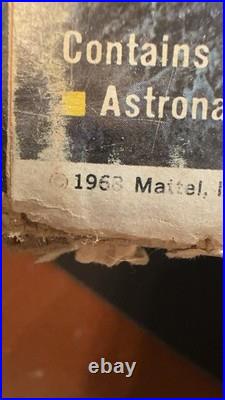 Vtg 1968 Mattel Major Matt Mason Space Bubble 6345 Box + Figure With Wires (Read)