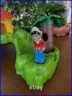 Vtg 1977 Playskool Gilligan's Floating Island Characters & Accessories Bath Toys