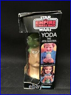 Vtg 1981 Star Wars Lucasfilms Yoda 8 Ball Fortune Teller Toy Jedi Figure Rare