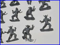 Vtg 1983 Marty Toy Warriors of The Galaxy Heroes vs Demons HUGE 34+ Figure Lot