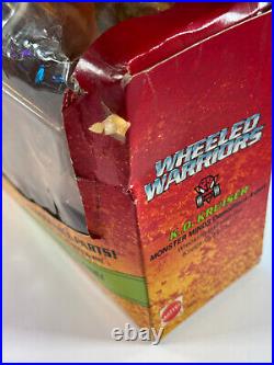 Vtg 1984 Mattel Wheeled Warriors KO Kruiser MSIB MIB sealed BOX toy