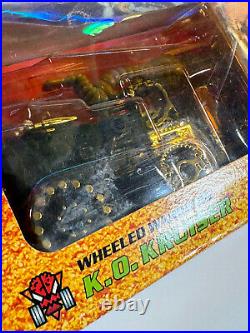 Vtg 1984 Mattel Wheeled Warriors KO Kruiser MSIB MIB sealed BOX toy