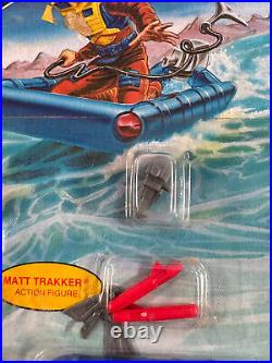 Vtg 1986 Kenner M. A. S. K. Matt Trakker Coast Patrol MOC action figure toy