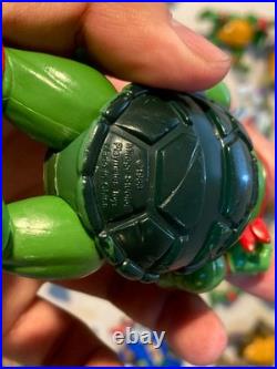 Vtg 1988-1992 TMNT Action Figure Lot of 44 + Case Accessories Playmates Toys
