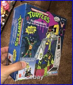 Vtg 1989 Ninja Turtles TMNT Flushomatic MISB SEALED Free S&H